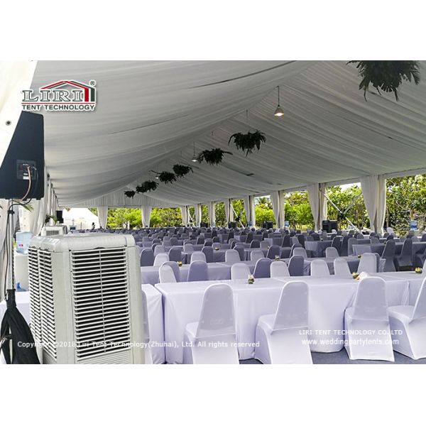 Semi Permanent Durable Commercial Wedding Tent Clear - Span Width 12m