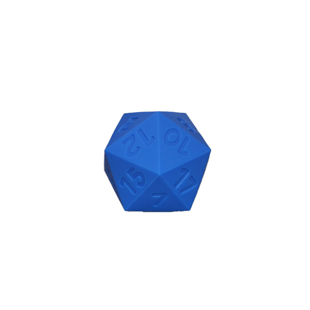 Factory Direct 58mm Big Size Silicone D20 Gaming Dice Custom Color Logo