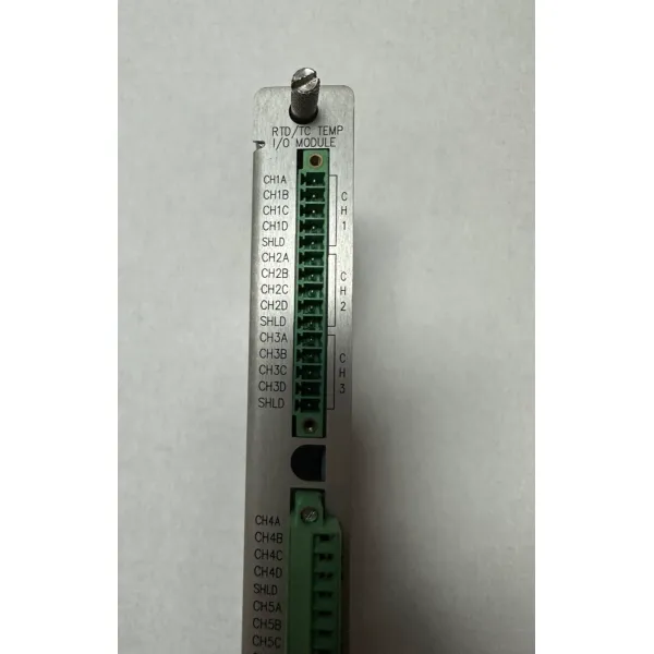 Bently Nevada 3500/60-01-00 RTD/TC Temp I/O Module with Universal RTD and Thermocouple Inputs Built-in Cold Junction Compensation and Programmable Alarms
