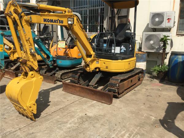 Used Komatsu PC20 Crawler Mini Excavator 3D74E-N3A engine 4T weight  with Original Paint