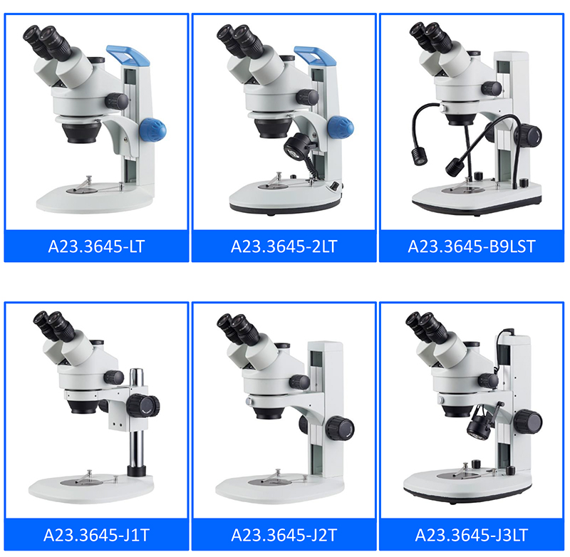 Увеличение 7-45x микроскопов A23.3645 Opto Edu Trinocular стерео