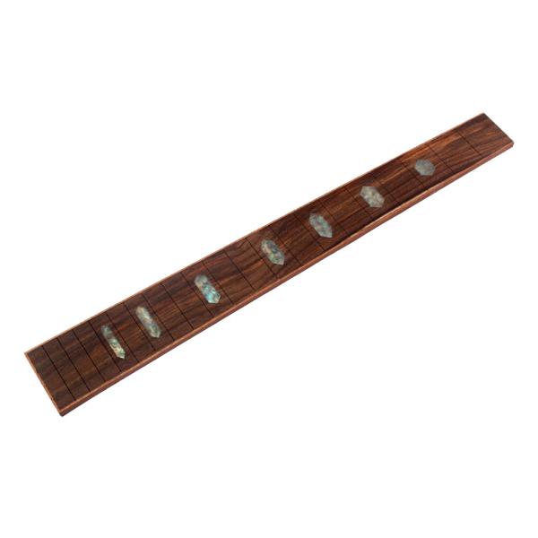 Alnicov Rosewood Bass Guitar Fretboard Sapele incrustada com Hexagon Shell Marker
