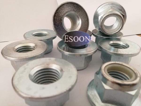 M20-2.5 DIN6926 Hexagon flange lock nuts Zinc Plating Surface Carbon Steel material