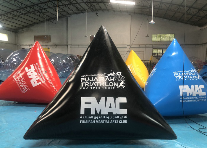 Commercial Inflatable Marker Buoy For Advertising Heat Resistance PVC Tarpaulin Material
