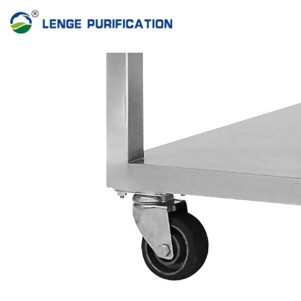 Double Deck Trolley Stainless Steel Furnishing 800 × 500 × 900 For Hospital