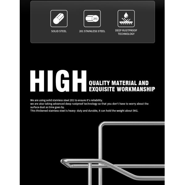 SS201 Bathroom Caddy Holder