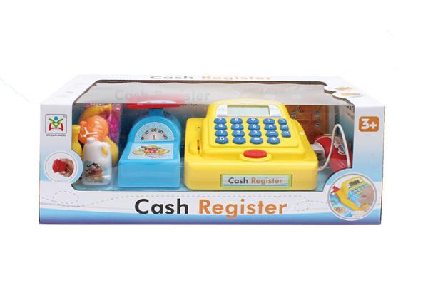 15  Functional Basket Scale Children's Cash Register Toys Pink Color
