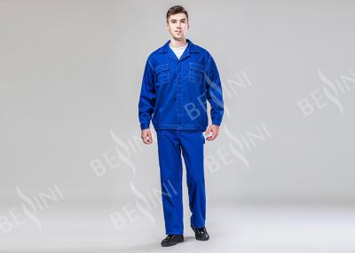 Royal Blue Mens Outdoor Work Clothes Classic Style In Oil Field