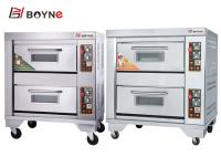 Commercial Industrial Two Deck Four Tray 430 13.2kw Bakery Deck Oven For Bakery
