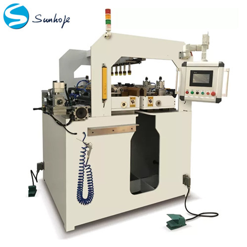 6-Cylinder Pneumatic Control Radiator Plastic Tank Clinching Machine