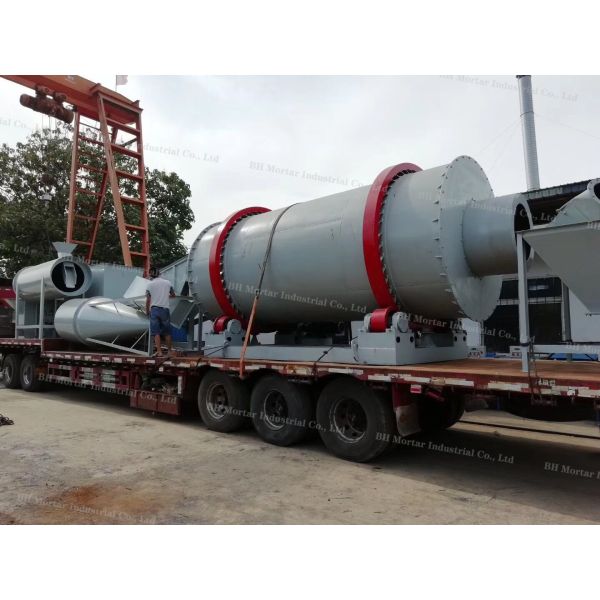 Three Cylinder Rotary Drum Dryer Wear Resistant Alloy Steel Plate Made
