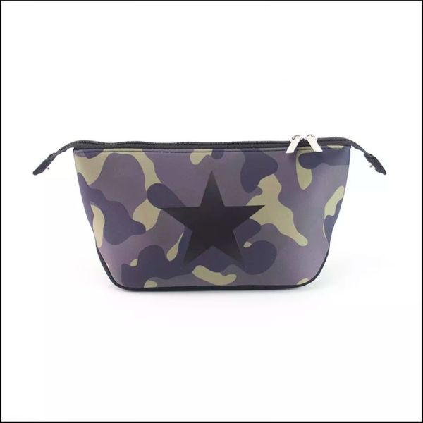 Zipper Closure Neoprene Makeup Bag for Cosmetics Convenience and Waterproof Protection