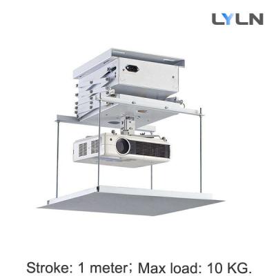 10KG Max Load Motorized Projector Lift Quiet Running With 1m Stroke