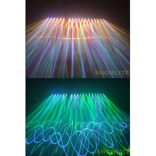 RGB Full Color 6 Eyes 2W Animation Scan Laser Light Array Laser Light For DJ Disco Club