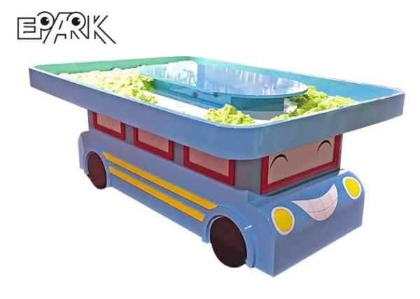 Indoor Amusement Game Machines , Commercial Painting Table Cartoon Car Sand Table Equiped Toys