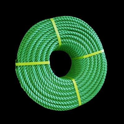 3 /4 Strand 8 MM PP Polypropylene Twisted Braided Packaging Rope for Fishing Marine