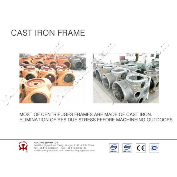 CE Juice Disc Stack Separator Disk Stack Centrifuge For Food Industry