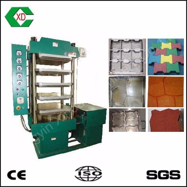 4 Layers Sports Facilities Equipment Rubber Molding Rubber Mat Manufacturing Machine