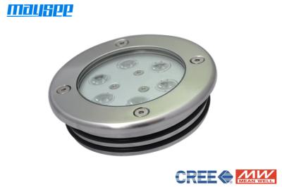 6x1w / 6x3w RGB LED Swimming Pool Lights Underwater , Color Changing Pool Light