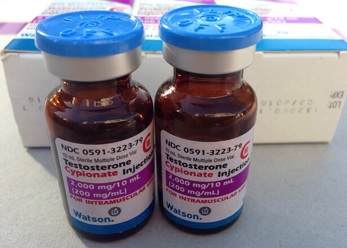 test Cypionate Watson 10ml Vial Labels For Injection , 10ml Bottle Labels