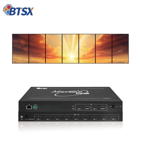 Solução Premium de Display Multi-Screen com HDCP 2.2 e controlador de parede de vídeo 4k de conectividade versátil
