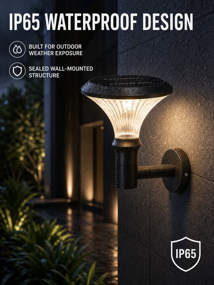 UV Resistant Outside Led Wall Lights IP65 Exterior Wall Lamp CCT Adjustable For Terrace Porch
