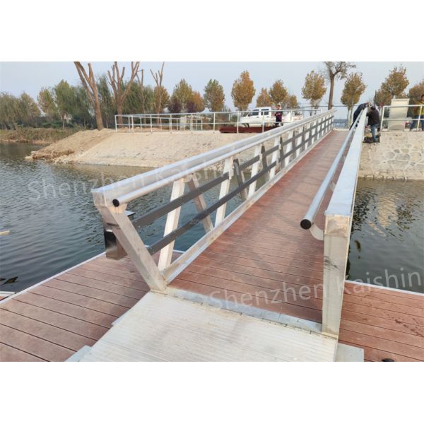 Strong Loading Aluminum Gangways 6061 T6 Aluminum Marine Dock Ramps