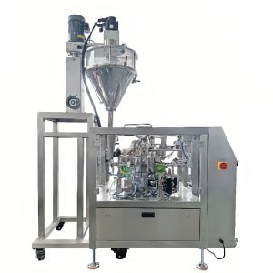 Rotary Premade Pouch Packing Machine 5.2KW Premade Pouch Machine