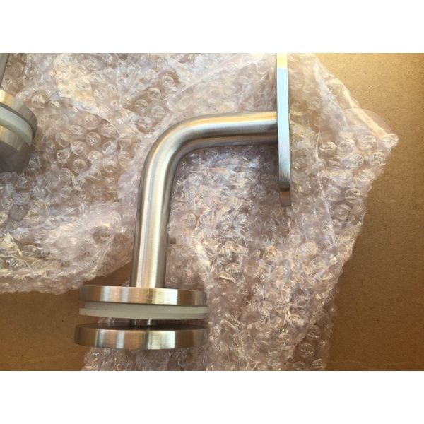 SS316 Aperture 20mm 75mm Wall Mounted Handrail Bracket