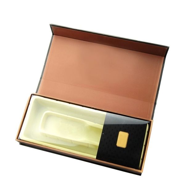 Luxury Custom Clothing Packaging Flip Cover Belt Gift Box Environmental Friendly