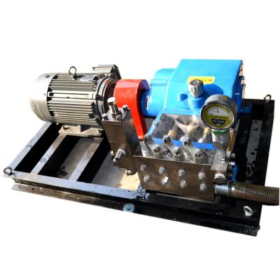 Three Plunger High Pressure Test Pump Pipe Valve For Ship Repair Cleaning