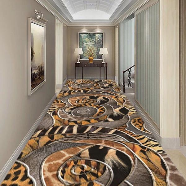 3D Printed Commercial Floor Mat Carpet Runner For Hallway 60cm 80cm 100cm width