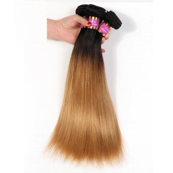 Weave reto de Ombre do nível superior do Weave 8A do cabelo humano de Ombre nenhum derramamento