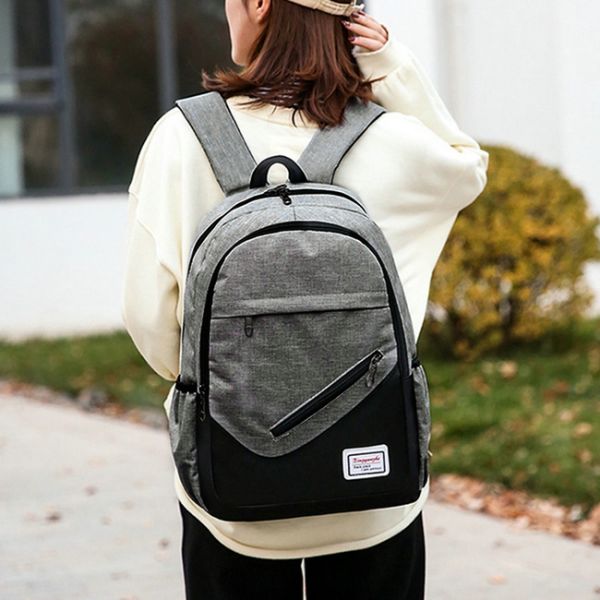 Polyester Fabric Trendy School Backpacks , Water Repellent Girls Bookbag