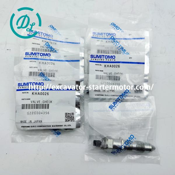 KHA0026 Pièce de rechange de vanne de contrôle métallique Sumitomo SH200 SH300