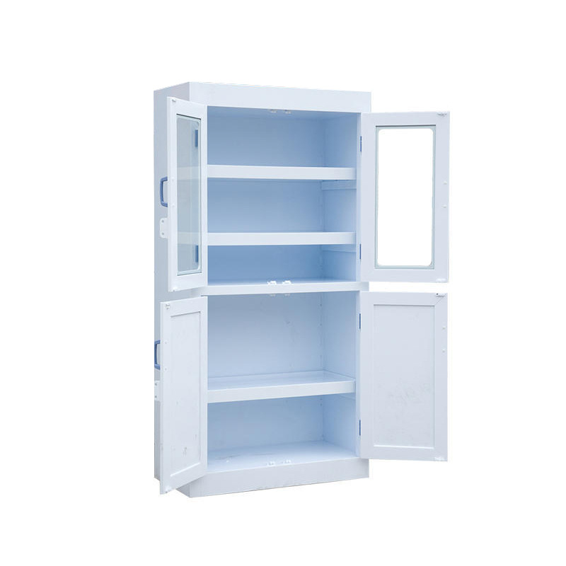 Modern Laboratory Storage Cabinet 2 Door Storage Drawers Cabinet Moisquite Resistant For Hospital