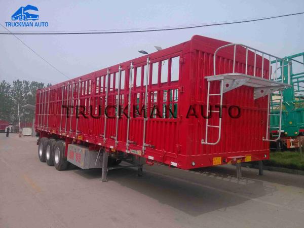 T700 High Tensile Fence Semi Trailer 3*13t Axles 60 Tons Loading For Logistics