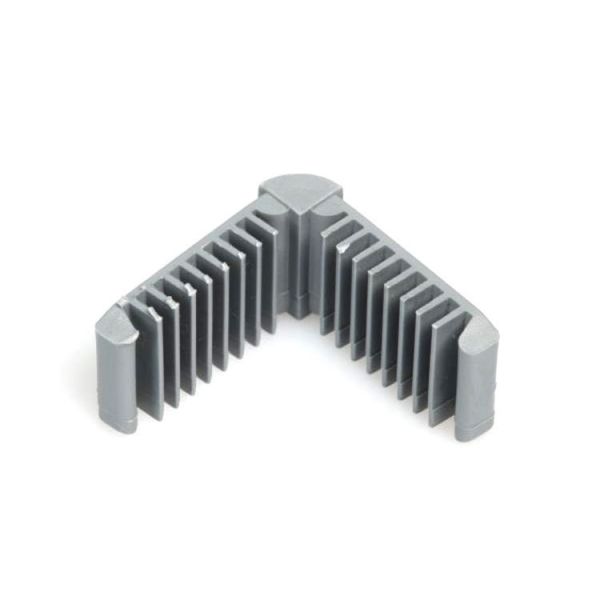 5.5mm-26.5mm Plastic Aluminium Profile Corner Connector Office Building