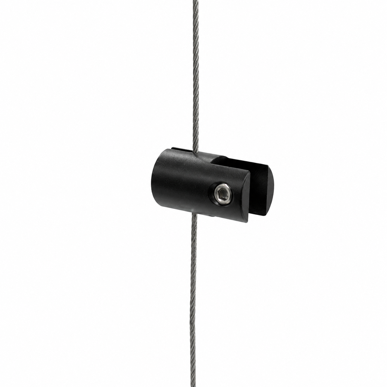 Acrylic Sign Holder Single Sided Cable Display Clear Panel Holder Wall Ceiling Mount