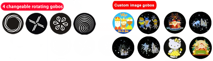 200w Non-zoom Waterproof Ip65 Gobo Projector Outdoor Buildings Projector Light