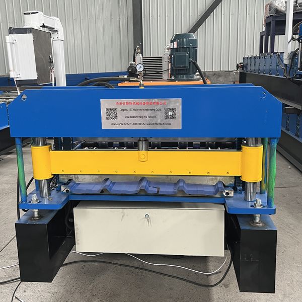 1000mm Width Roofing Sheet Roll Forming Machine with 11 Roller Stations and 380V/50HZ/3PHASE Voltage