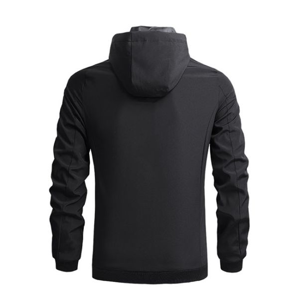 Спорт ODM облегченный вводит куртку в моду Windbreaker идущего Outerwear людей с капюшоном