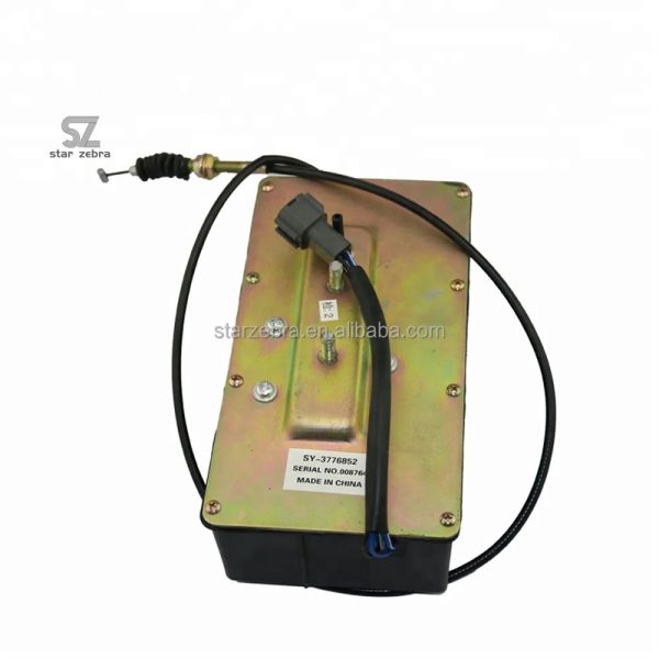 60126312 Water Flameout Motor DC 24V 6D34 Waterproof Flameout Device Excavator Spare Parts After Service Online Support