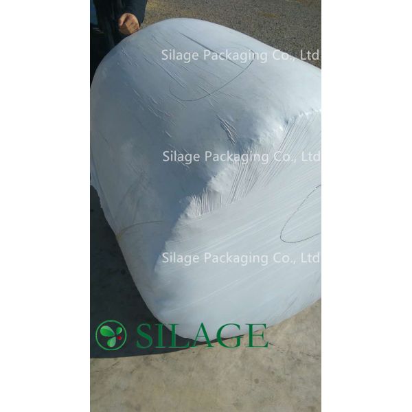 White 750mm*1500m*25um Blown Silage Wrap Film for Pakistan