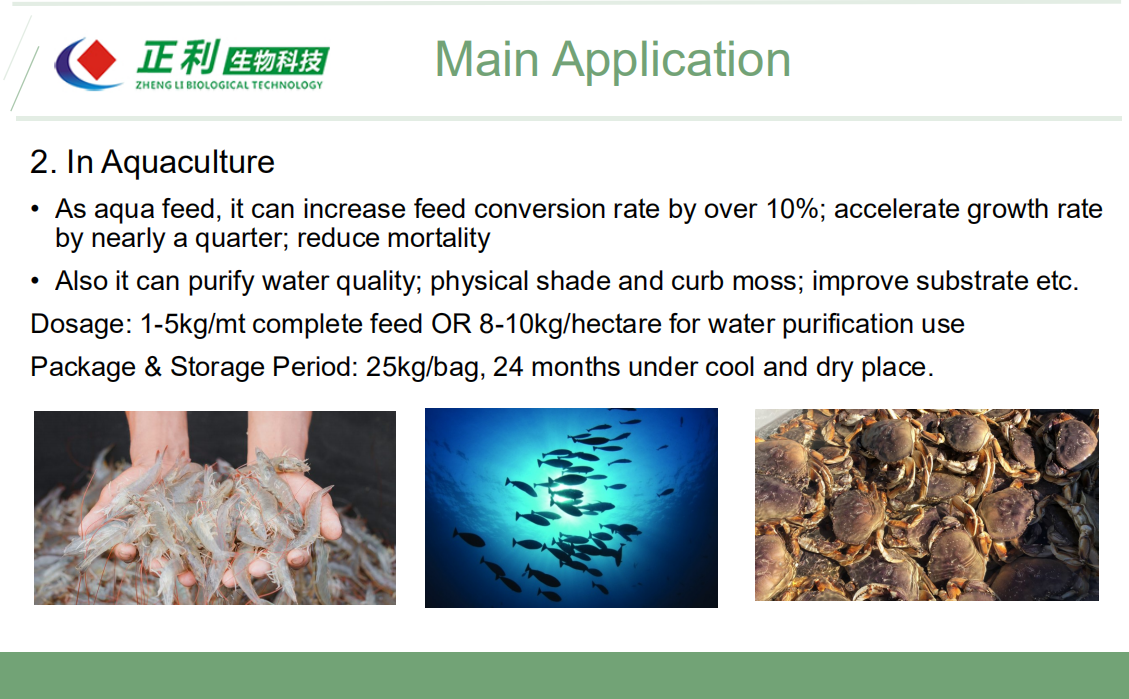 Feed Additive Sodium Humate Powder for Animals / Shrimp / Poultry / Swine