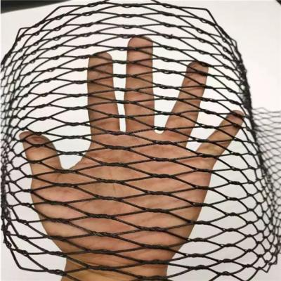 Zoo Black Oxide Wire Rope Mesh Knotted 1.2-4.0mm Cable Dia For Tiger And Monkey