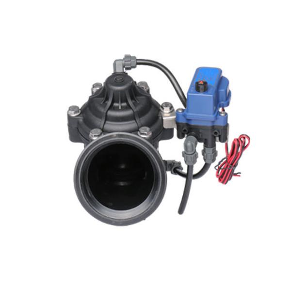 High Flow 3 in Nylon Solenoid Valve, Y-Pattern Hydraulic Pressure Reducing Control Valve for Smart Farm & Agriculture Irrigation