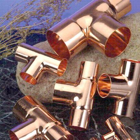 China Factory Equal Tee Pipe Fittings Cooper Nickel  1/2-10 SCH40  90/10