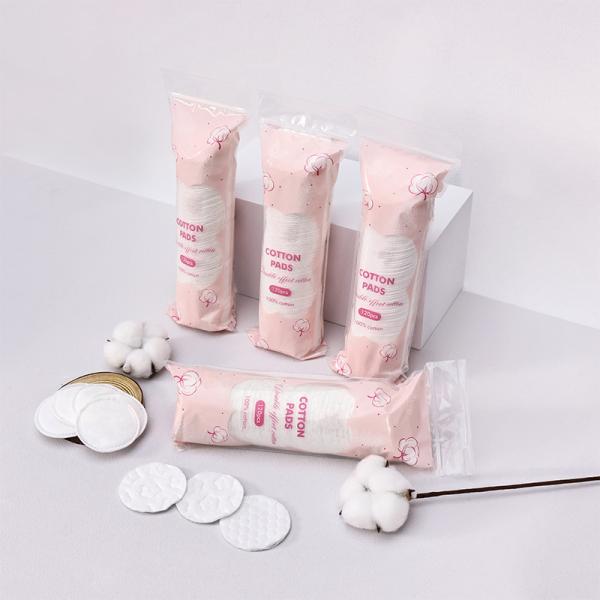 Disques démaquillants jetables 180GSM en coton personnalisés