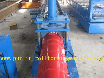 Glazed Metal Roof Ridge Cap Roll Forming Machine For Cinema Cap Half round Ridge Cap
